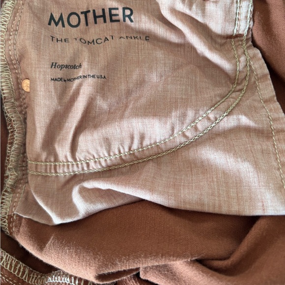 MOTHER corduroy The Tomcat Ankle Jeans in Rich Brown - Picture 10 of 16